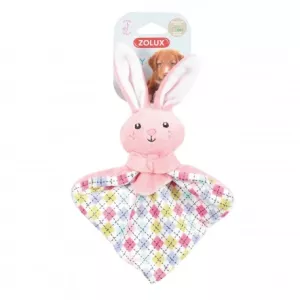 Zolux Puppy Rosa kanin med pipljud – hundleksak