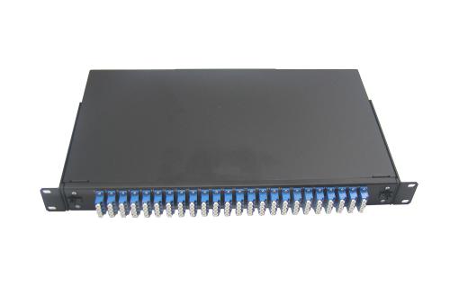 ODF Fiberpanel 1U med LC Adapter Pigtails