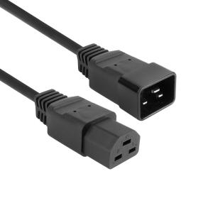 Strömkabel C20 - C21 Värmetålig kontakt - SVART