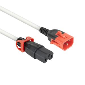 Apparatkabel Dual LOCK+ SL C15 rak LOCK+ - C14 LOCK / VIT