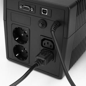 Apparatkabel C13-C14 SVART