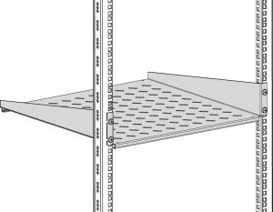 Fast 2U Rackhylla 19"
