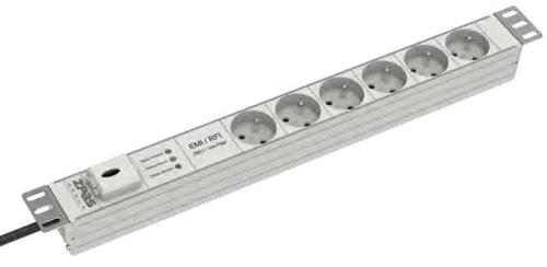 PDU LZ-30/F 16A 6st schuko uttag
