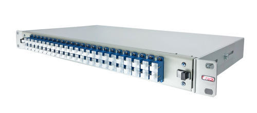 ODF 1U Fiberpanel SCx48F med Pigtails OS2 Singlemode