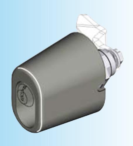 Utanpåliggande enpunktslås för oval ASSA cylinder IP65