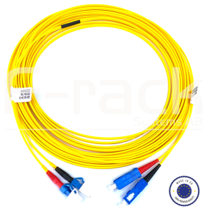 Fiberpatch OS2 Singlemode Duplex Gul - EU-Premium