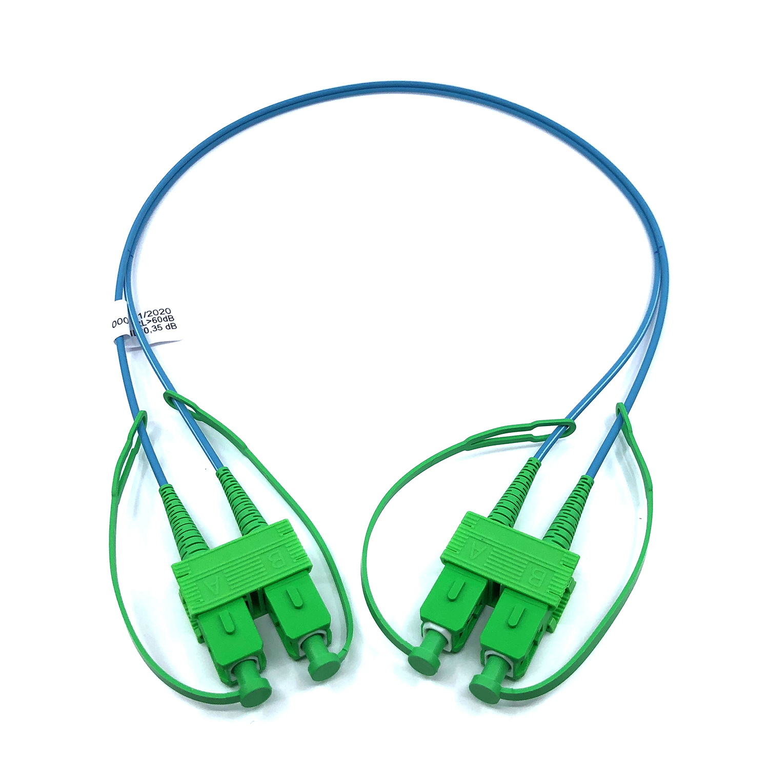 Fiberpatch OS2 Singlemode Duplex Blå - EU-Premium