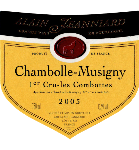 Domaine Alain Jeanniard - Chambolle-Musigny 2016 (rött)