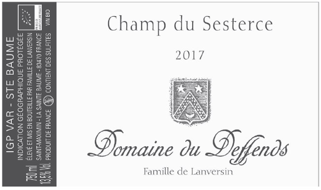 Domaine du Deffends - Champ du Sesterce 2020 (vitt)