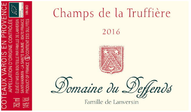 Domaine du Deffends – Champs de la Truffière, 1998 (rött)