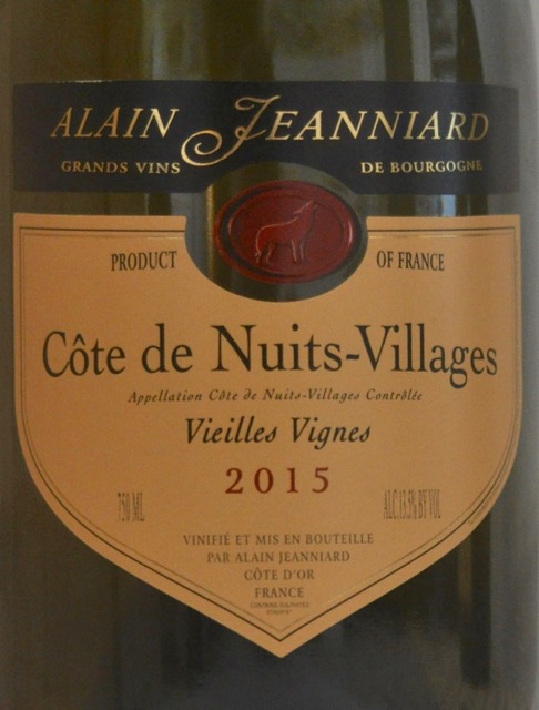 Domaine Alain Jeanniard  - Côte de Nuits Villages ”Vieilles Vignes” 2019 (rött)