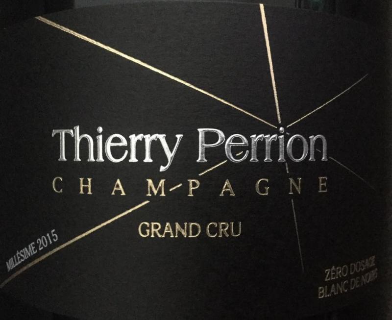 Thierry Perrion - Cuvée Vintage 2018 Blanc de Noirs Grand Cru Brut Nature