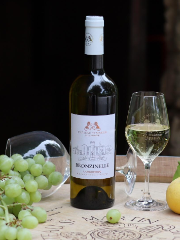 Château Saint Martin de la Garrigue - Cuvée Bronzinelle Blanc 2023 (vitt)