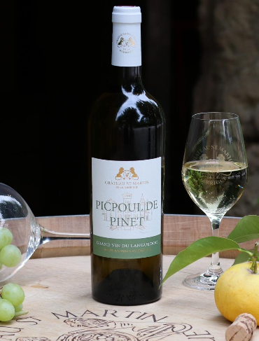 Château Saint Martin de la Garrigue - Picpoul de Pinet 2024 (vitt)