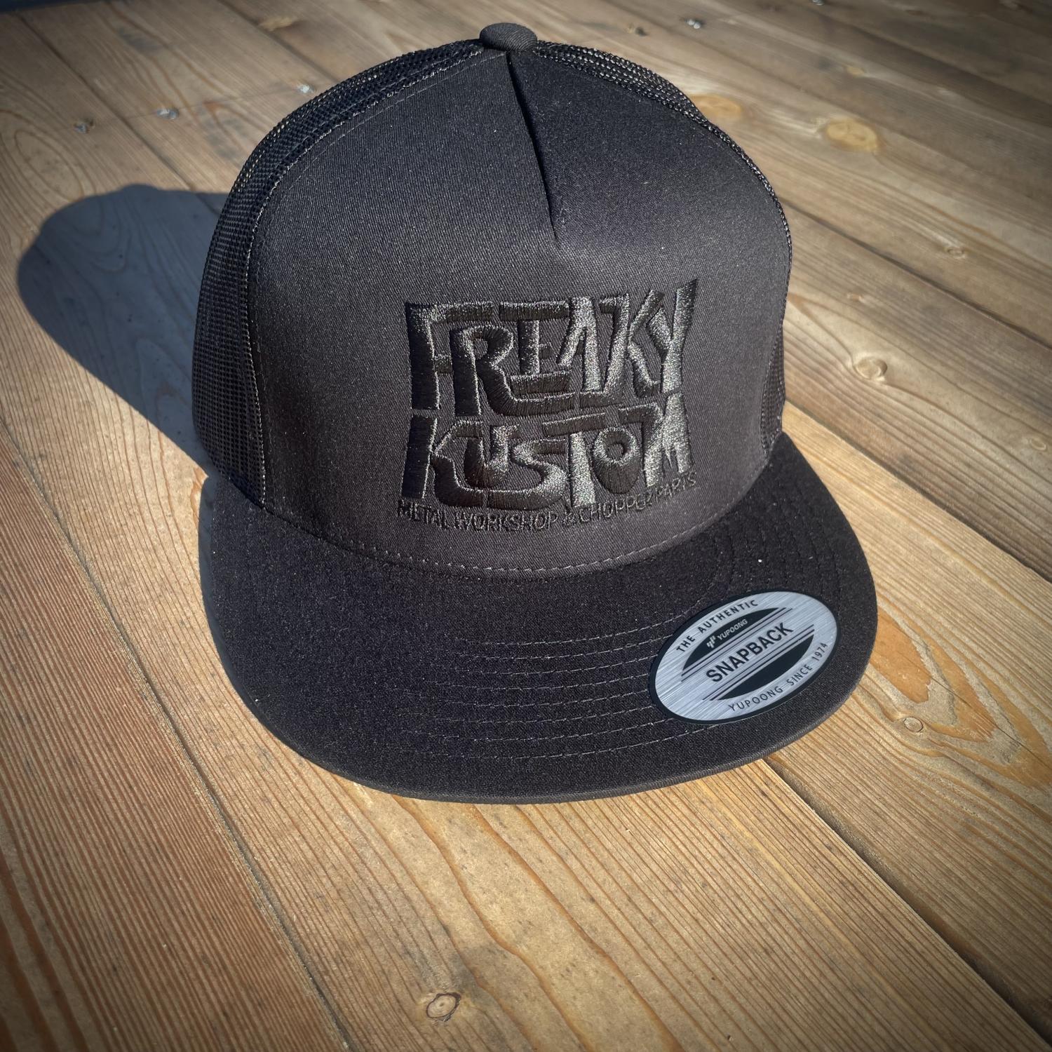 Freaky Kustom - Trucker Cap Black On Black