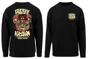 Freaky Kustom Sweatshirt "Freaky" Svart
