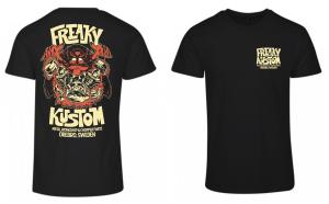Freaky Kustom T-shirt "Freaky" Svart