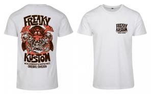 Freaky Kustom T-shirt "Freaky" Vit