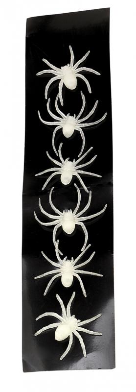 LARGE SPIDERS GLOW IN THE DARK 6-P