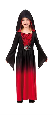RED DRESS WITH HOOD CHILDRENS COSTUME 146-152