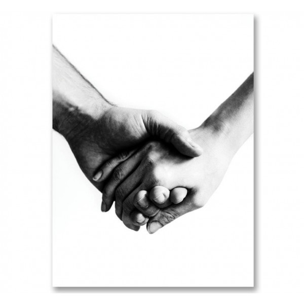 POSTER HOLDING HANDS 30X40