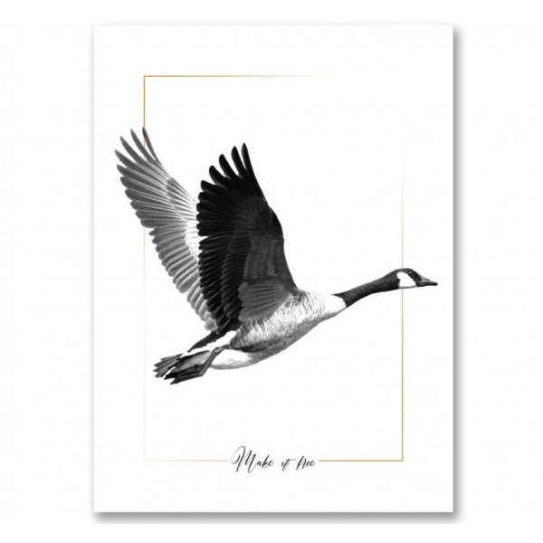 POSTER FLYING GOOSE 30X40