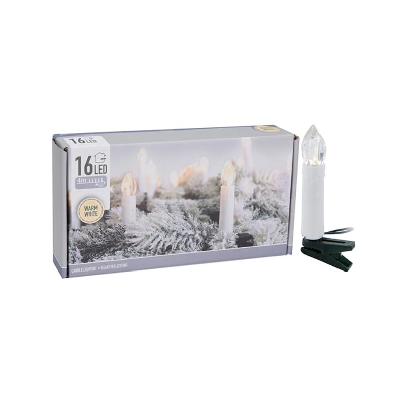 CANDLE LIGHTS 16LED WW INDOOR