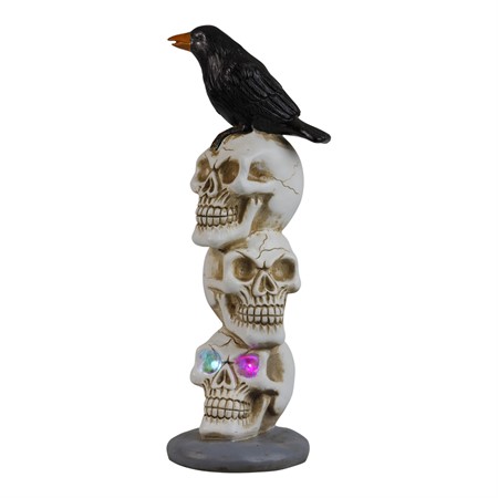 HALLOWEEN SCULLS AND CROW LED