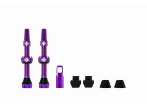 MUC-OFF Tubeless Valve Kit 44 mm PurpleRoad and MTB compatible