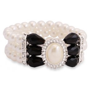 SD DESIGN HÅRSNODD PÄRLOR