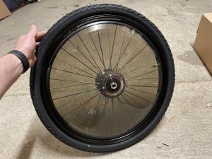 24" sulkyhjul komplett