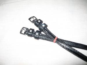 Sporremmar läder med Swarowski stenar