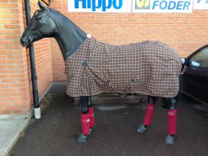 Stalltäcke med fleecefoder