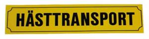 Hästtransportskylt