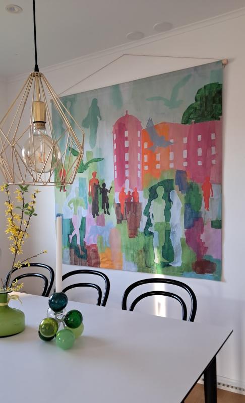 Våren är här, 145 x 142 cm