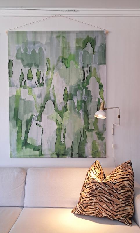 På stan, 109 x 140 cm