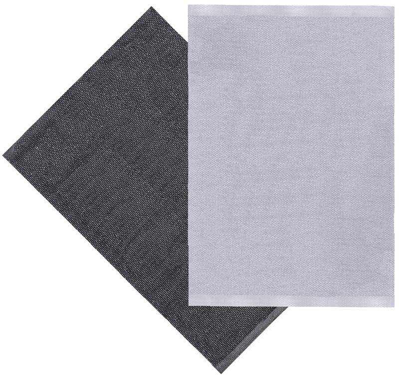 Flip rug, black/grey 70x100 cm
