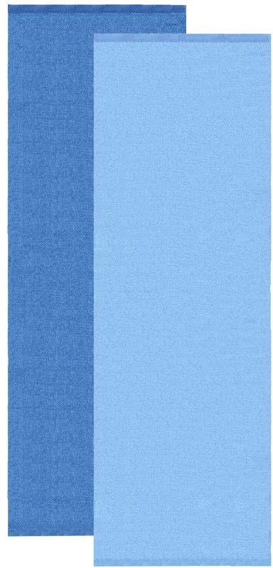 Flip rug, blue / lightblue 70x200 cm