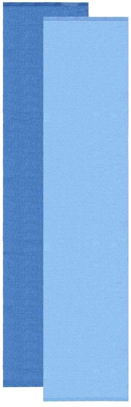 Flip matta ljusblå/blå 70x300