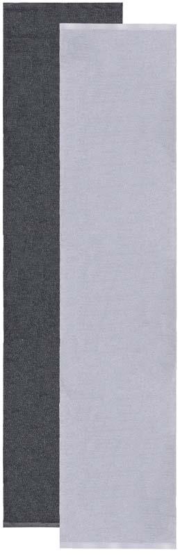 Flip rug, grey/black 70x300 cm