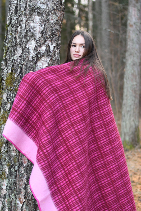 Darling throw, Fuchasia