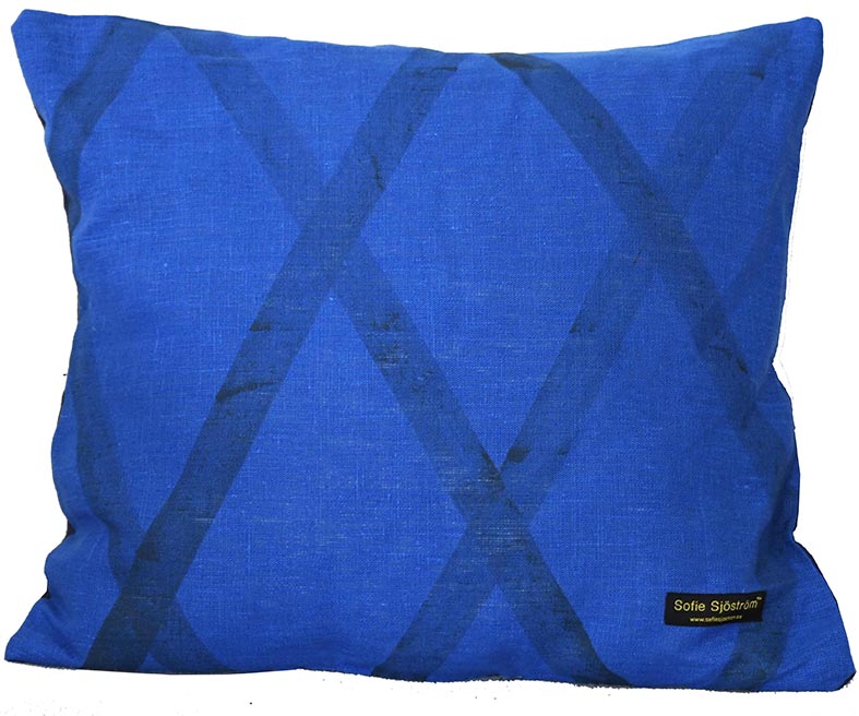 Pillow Alma Blue/dark blue