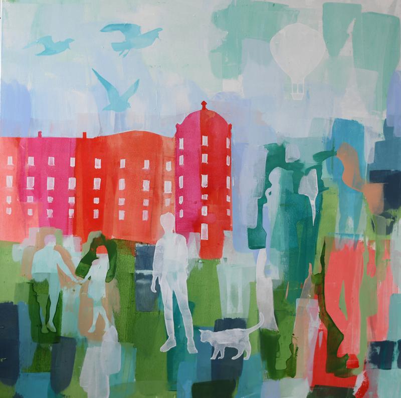 Uppsala Slott 100x100 cm