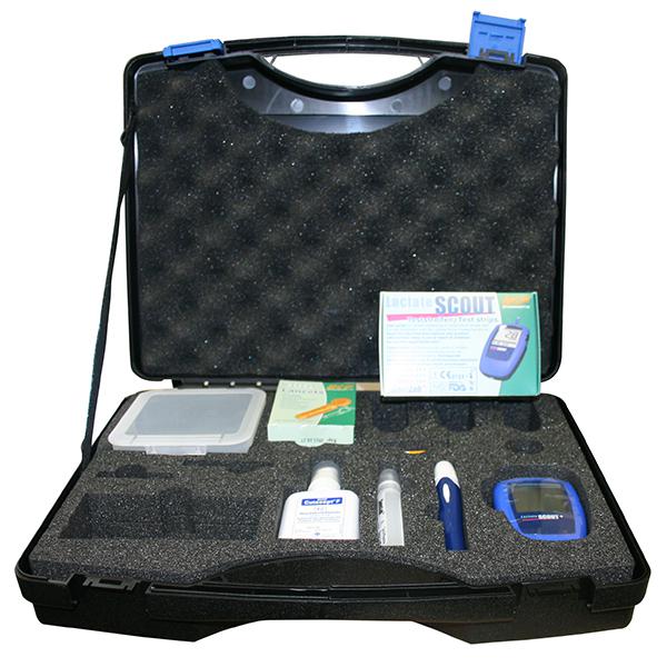 Outdoor carrying case with Inlay for Lactate Scout 4