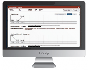 LookinBody 120 Data management