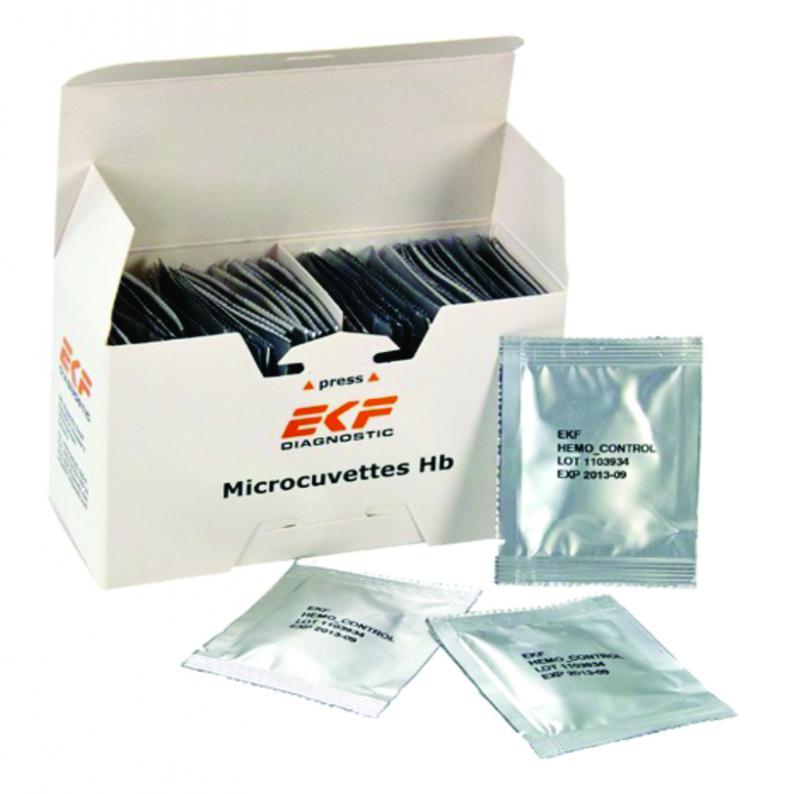 Hemo Control Hemoglobin microcuvette individually packed 50/pcs