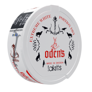 Odens Lakrits Extreme White Dry Portion