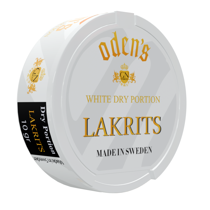 Odens Lakrits White Dry Portion