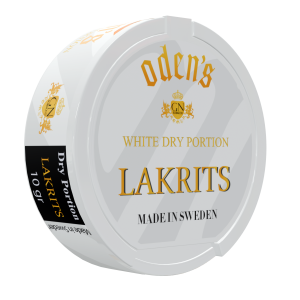 Odens Lakrits White Dry Portion