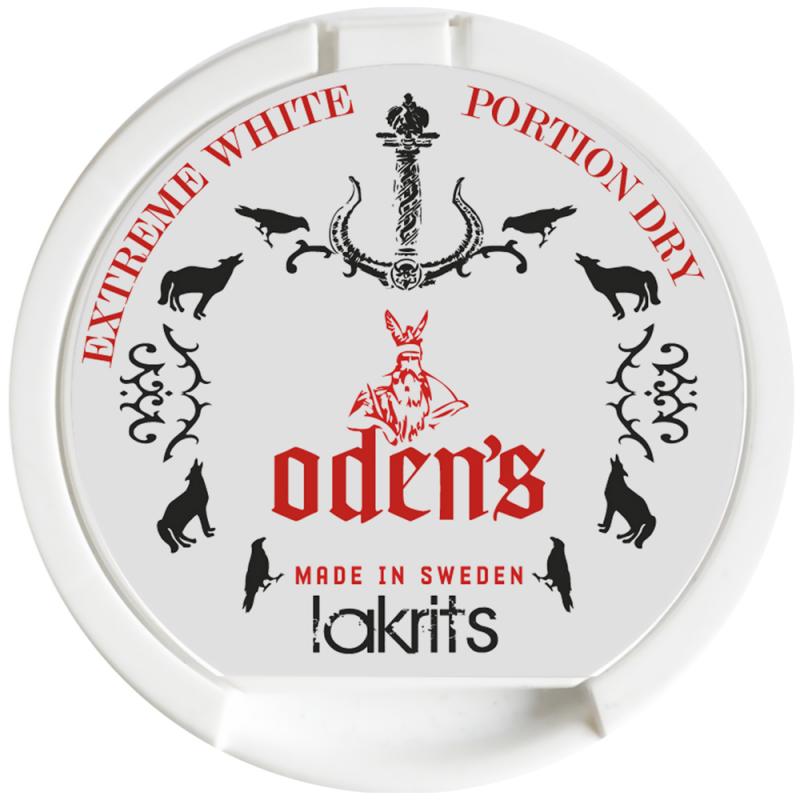 Odens Lakrits Extreme White Dry Portion